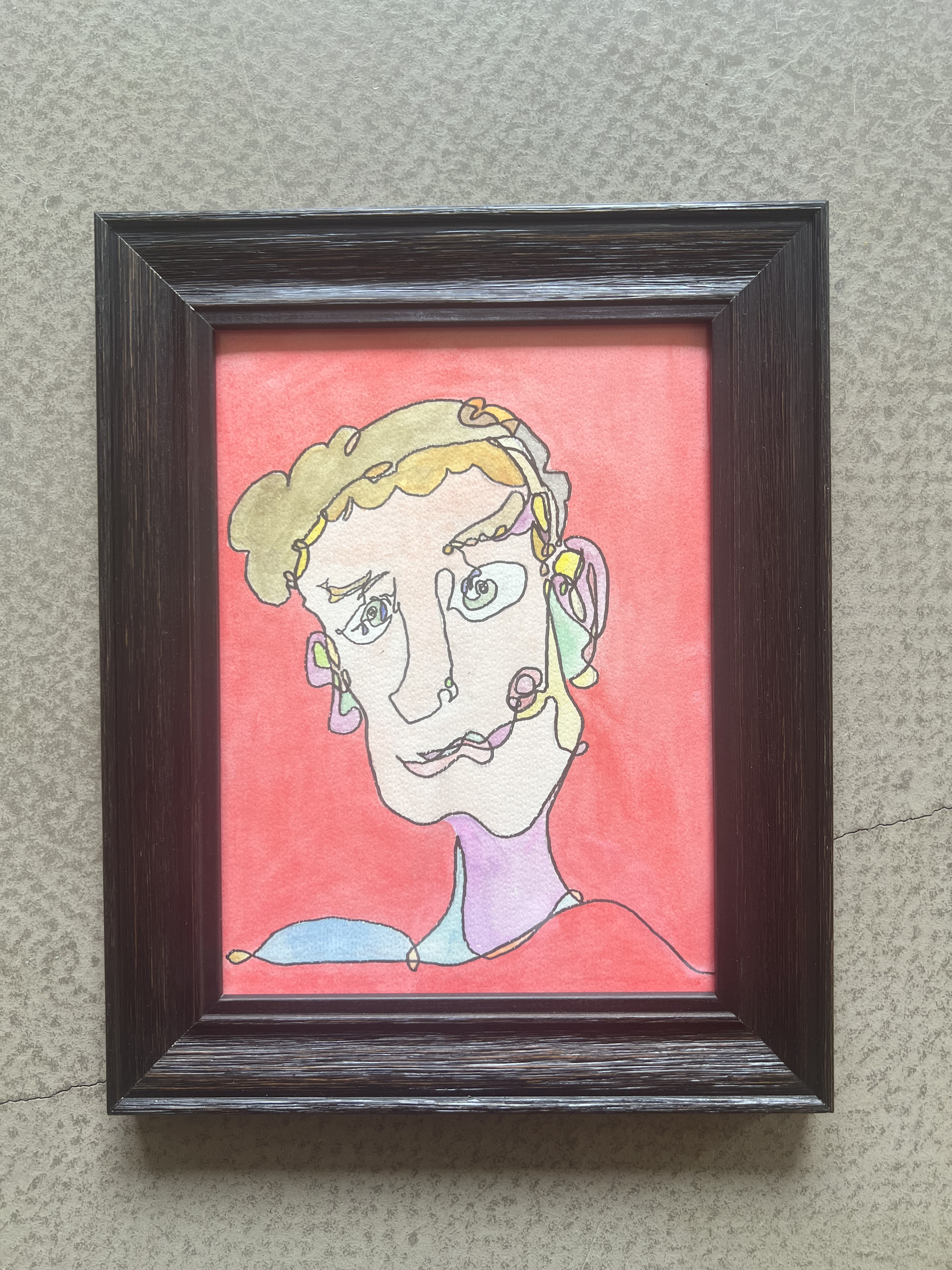 Dream in red - Original artwork
