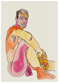 A complicated boyfriend (Markus) - Fine art print