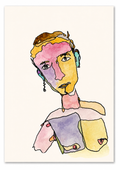 The listener - Fine art print