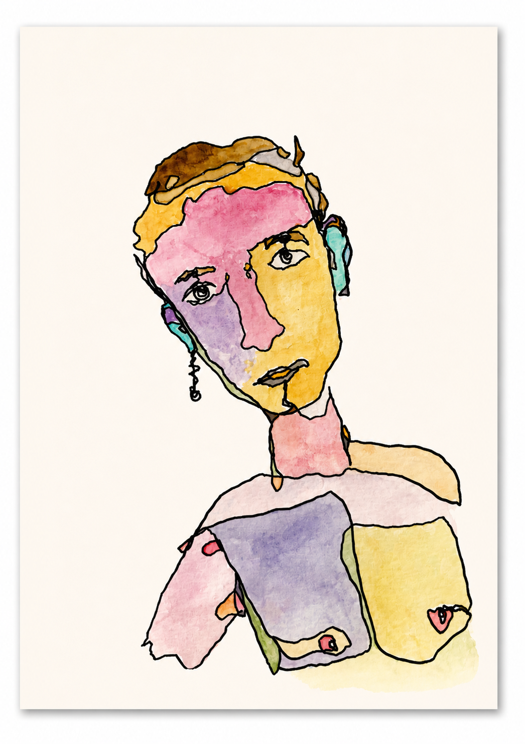 The listener - Fine art print