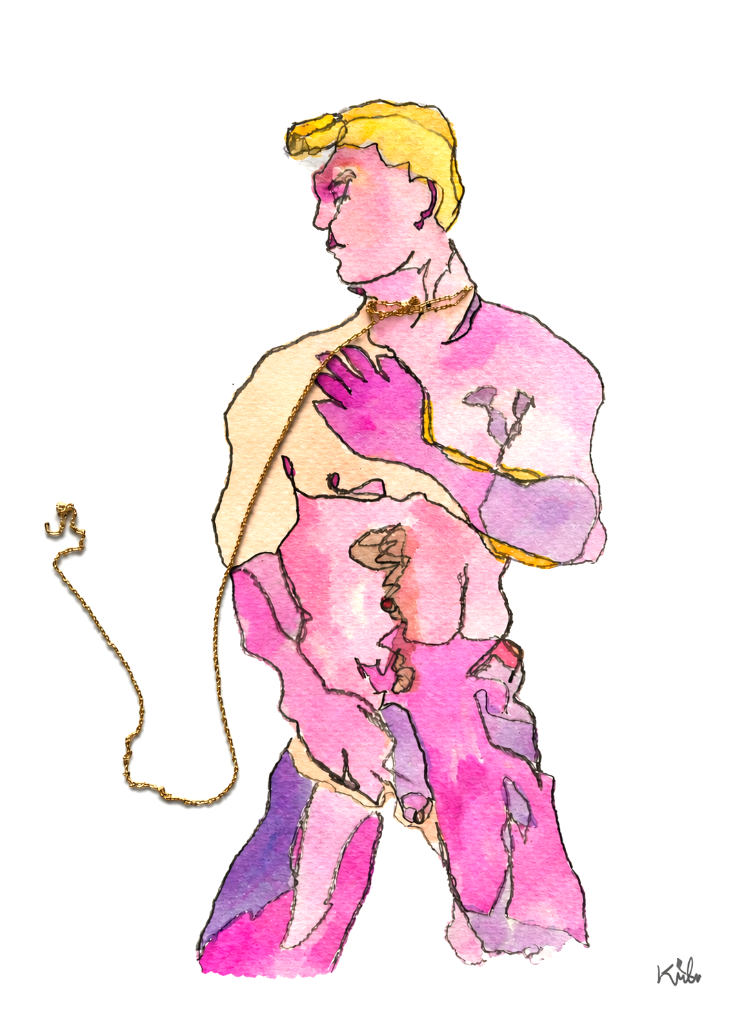 Power and submission - Original artwork