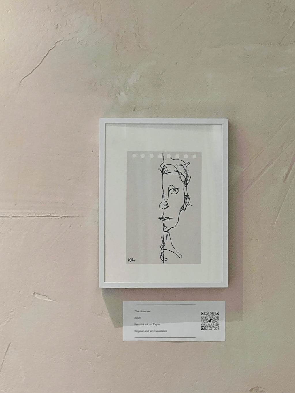 The observer - Original artwork