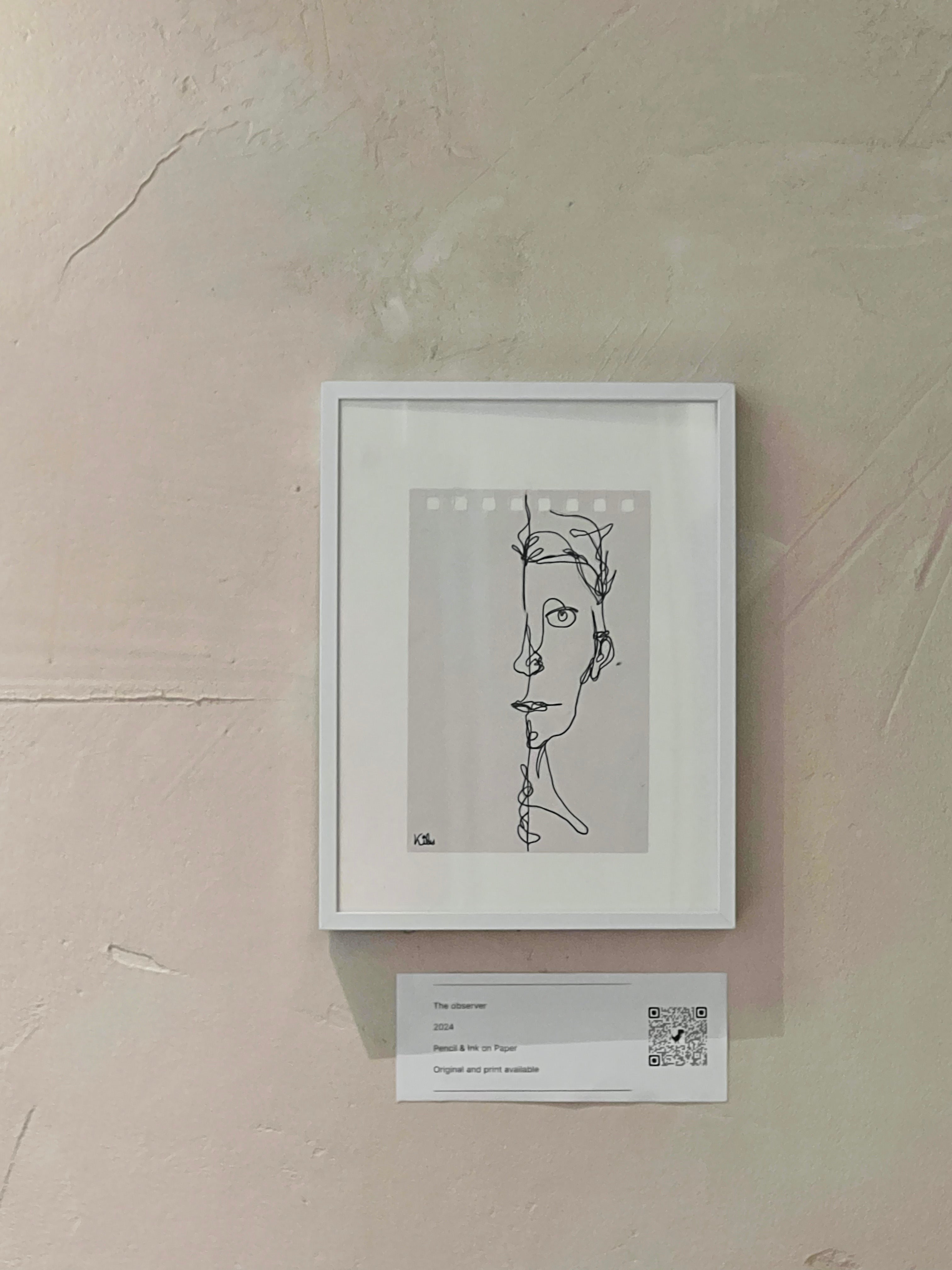 The observer - Original artwork